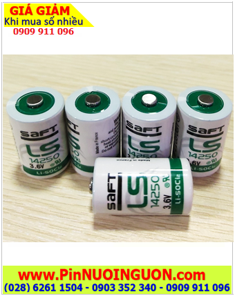Saft LS14250; Pin nuôi nguồn Saft LS14250 lithium 3.6v 1/2AA 1200mAh chính hãng _Xuất xứ Pháp